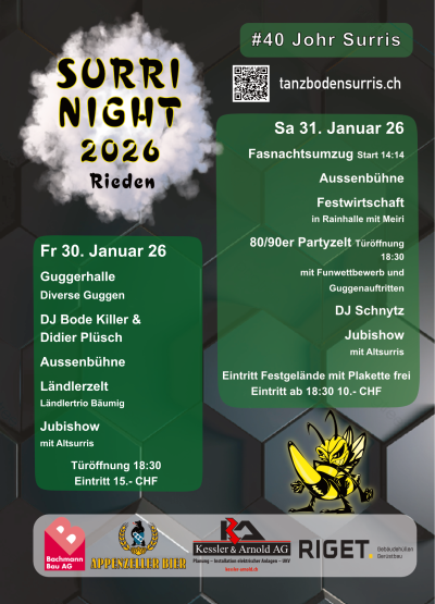 40 Johr Surris Flyer